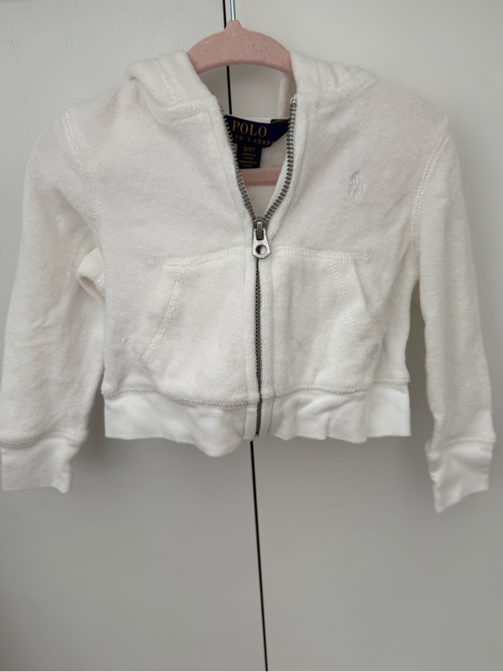 Polo Ralph Lauren Toddler Girls Terry Zip Hoodie 2T